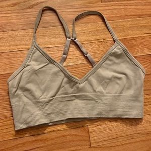 Lululemon Womens Beige Sports Bra - Size 6